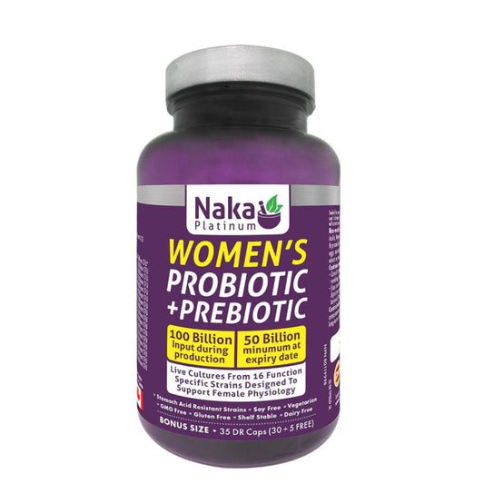 Naka Platinum - Women's probiotic + prebiotic 35 caps (Tx)