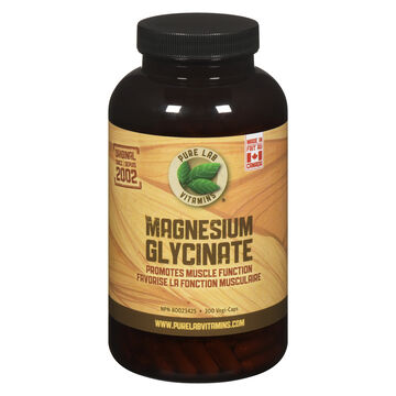 PURE LAB - MAGNESIUM GLYCINATE - 300 VCAPS