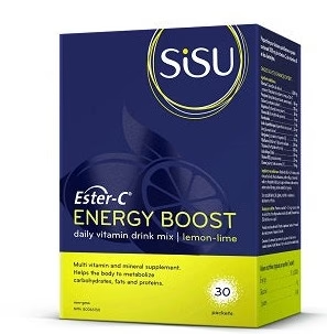 SISU - ESTER-C ENERGY BOOST : LEMON-LIME - 30 PACKETS