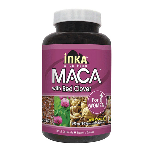 INKA WILD PERU MACA - FOR WOMEN WITH RED CLOVER  - 90 VCAPS