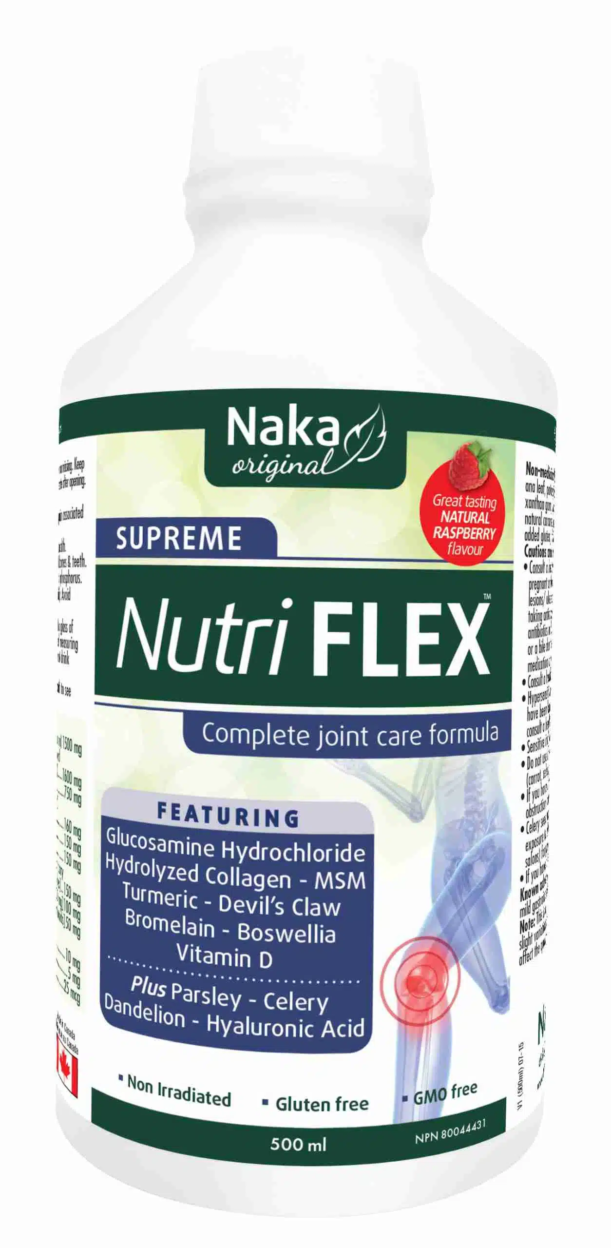 NAKA - ORIGINAL NUTRI FLEX SUPREME: RASPBERRY - 500 ML