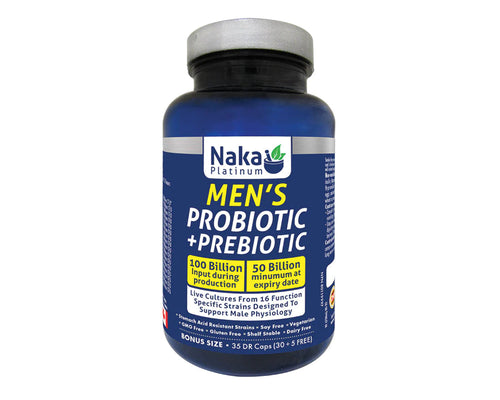 Naka Platinum - Men's probiotic + prebiotic 35 caps (Tx)