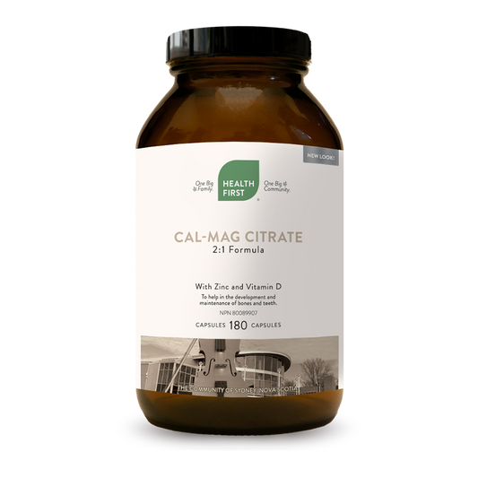 Health First - Cal mag citrate 180 caps (Tx)