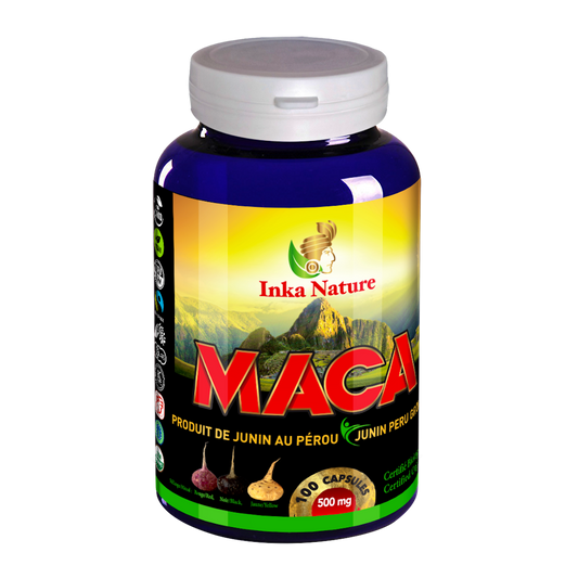 INKA NATURE - MACA FROM JUNIN 500MG CAPSULES - 100 CAPS