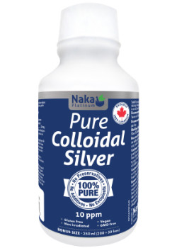 NAKA - PLATINUM PURE COLLOIDAL SILVER - 250 ML