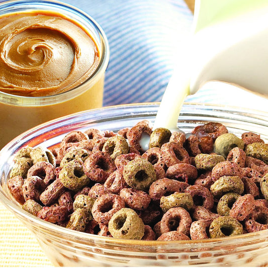 High Protein Chocolate Peanut Butter Cereal